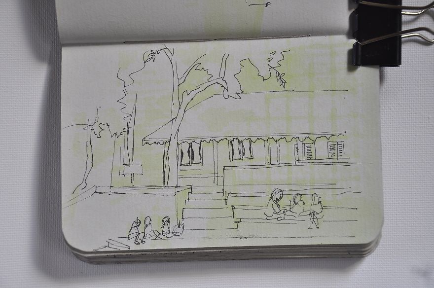 I Draw The Happiness Of Having Friends Instead Of Taking Photos To Help Me Battle My Depression