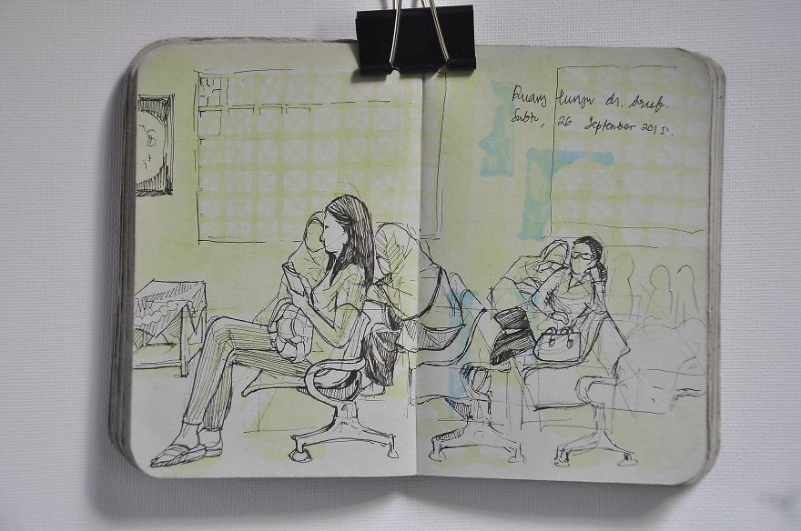 I Draw The Happiness Of Having Friends Instead Of Taking Photos To Help Me Battle My Depression I Draw The Happiness Of Having Friends Instead Of Taking Photos To Help Me Battle My Depression