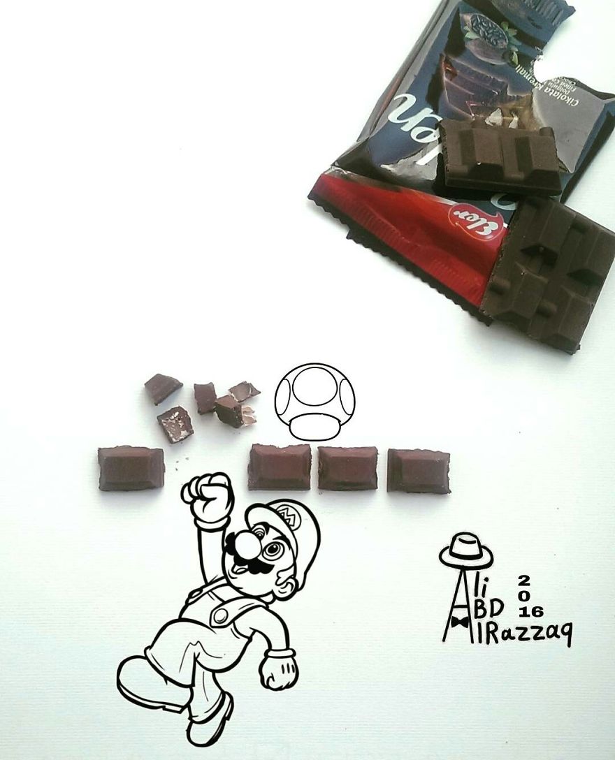 I Draw Interactive Illustrations Using Everyday Objects (Part 5)