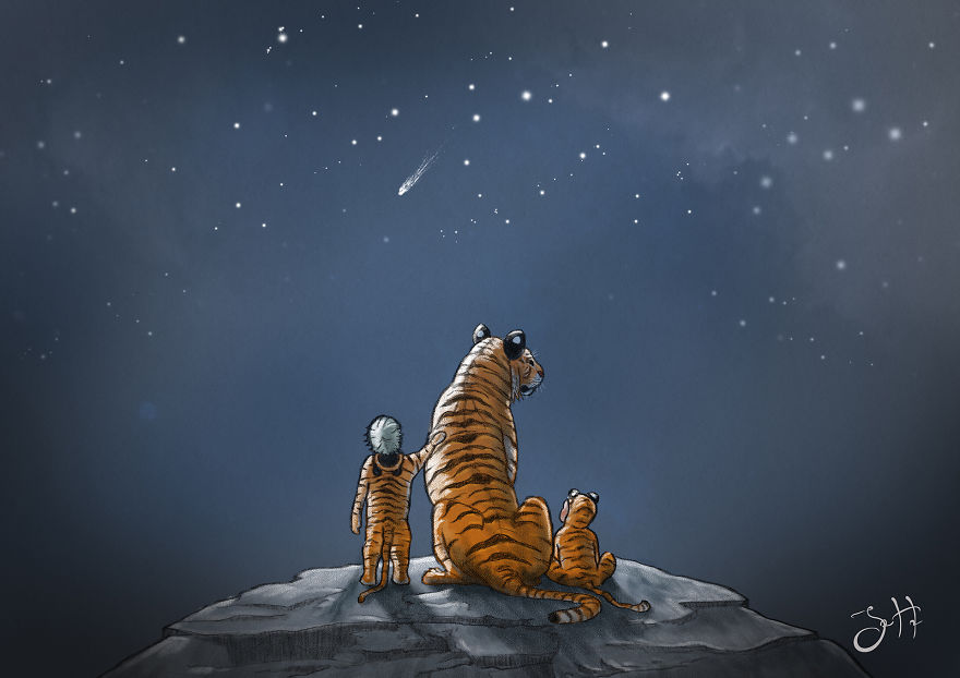 I Draw My Daugther Befriending The Wild In Her Imaginary World I Draw My Daugther Befriending The Wild In Her Imaginary World