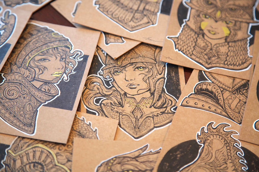 I Drew A Postcard Collection Of Girls In Armour Inspired By The Army Museum In Paris I Drew A Postcard Collection Of Girls In Armour Inspired By The Army Museum In Paris