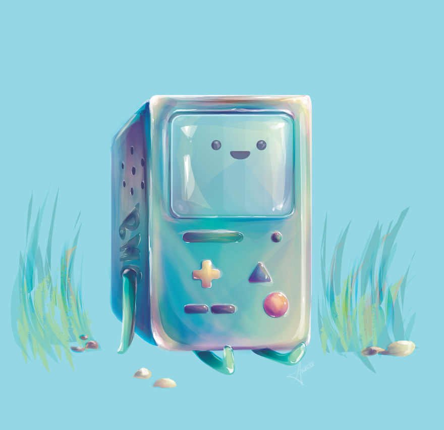 Mathematical! I Drew Adventure Time Characters In Adobe Illustrator