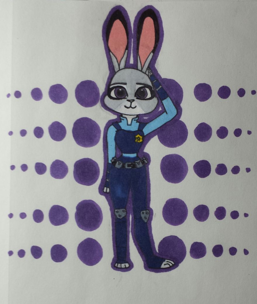 I Drew Judy Hopps And I Am 12 Years Old