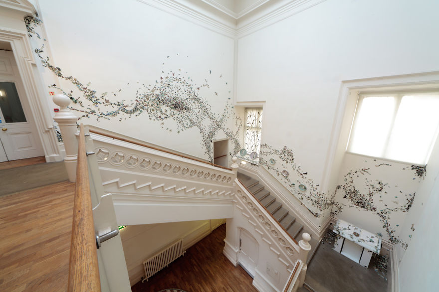 I Handmade 10,000 Ceramic Beetles To Crawl Across Gallery Walls