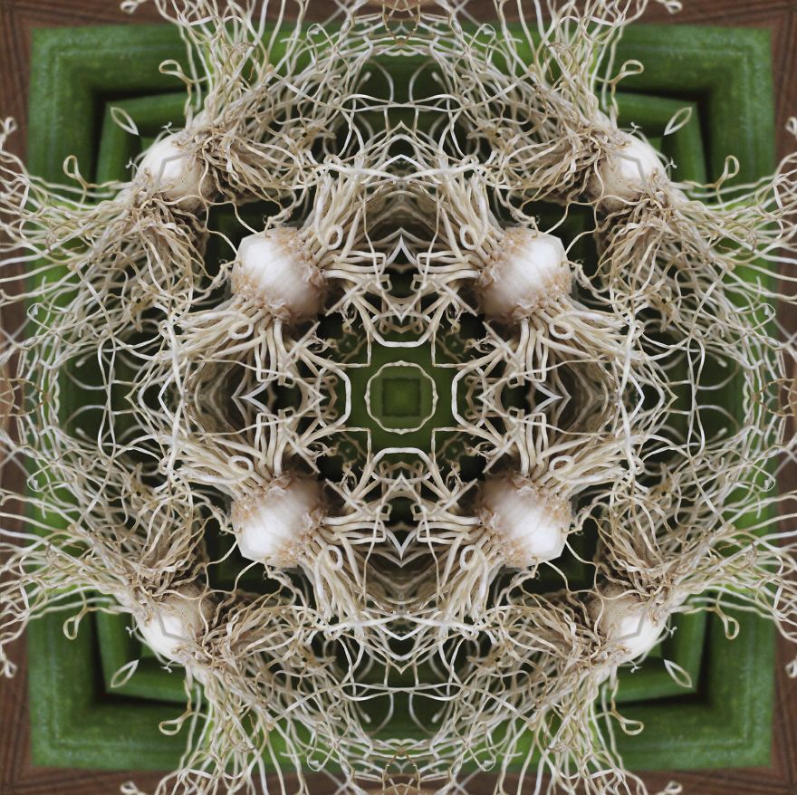 I Make Mandalas From Vegetables