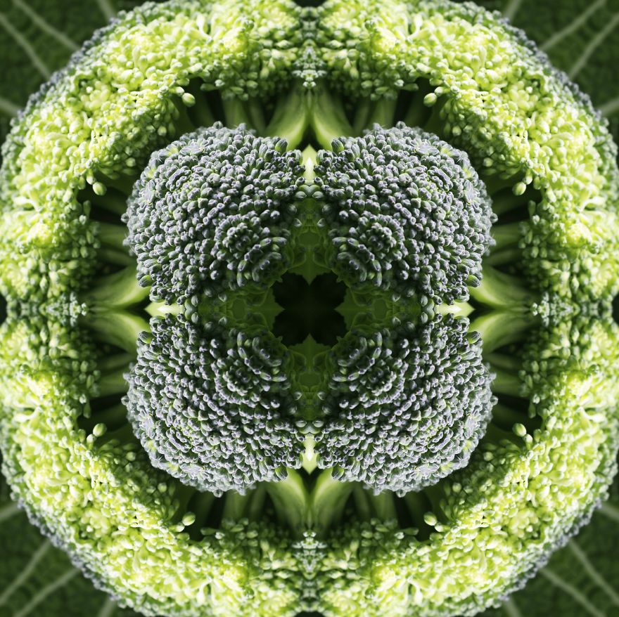 I Make Mandalas From Vegetables