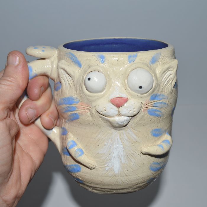 I Make One Of A Kind Cat Mugs
