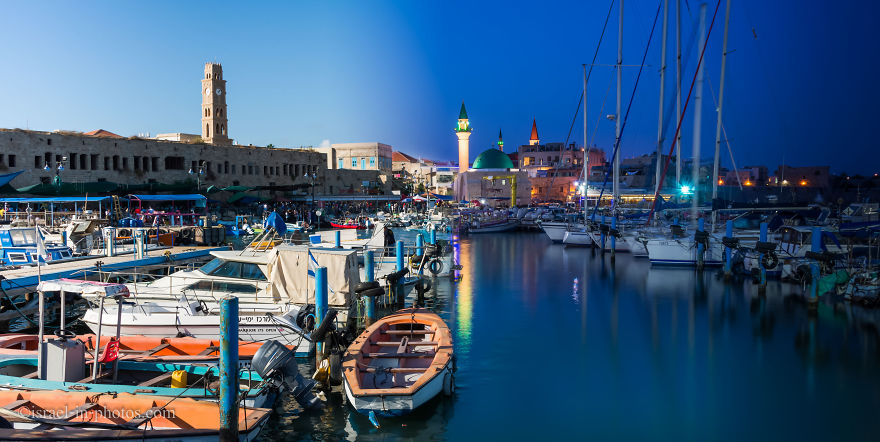 I Merged Day And Night Photos Of Israel Into One I Merged Day And Night Photos Of Israel Into One