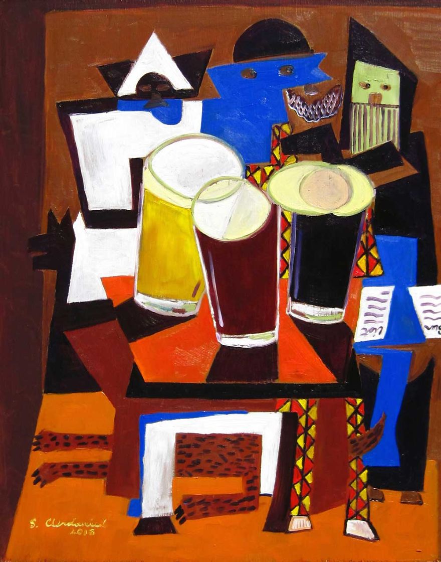 Three Musicians... After Hours. Inspired By Pablo Picasso