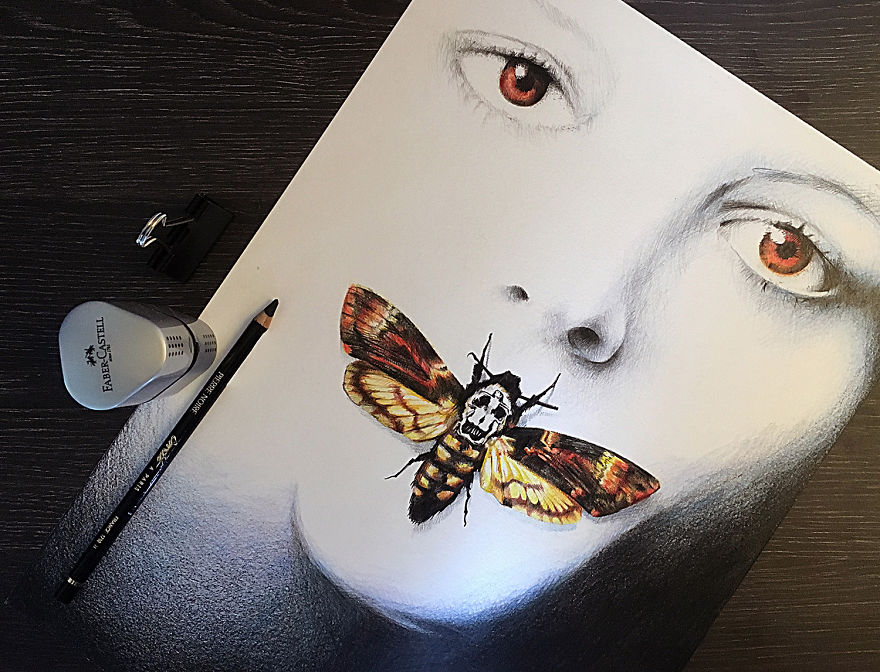 I Recreated 15 Movie Posters With Colouring Pencils