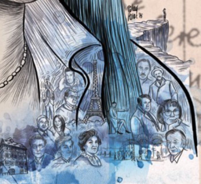 I Tell Famous People's Life Stories Through My Hand Drawn Portraits