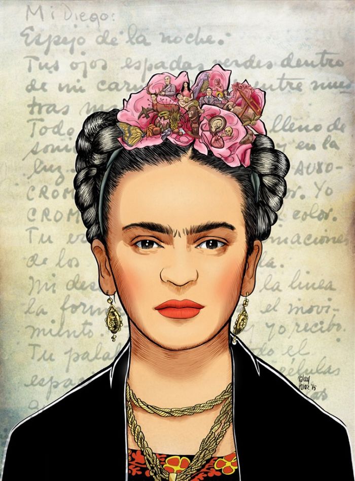 I Tell Famous People's Life Stories Through My Hand Drawn Portraits