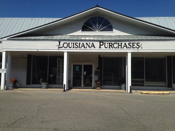 Shop sign ‘Louisiana Purchases’