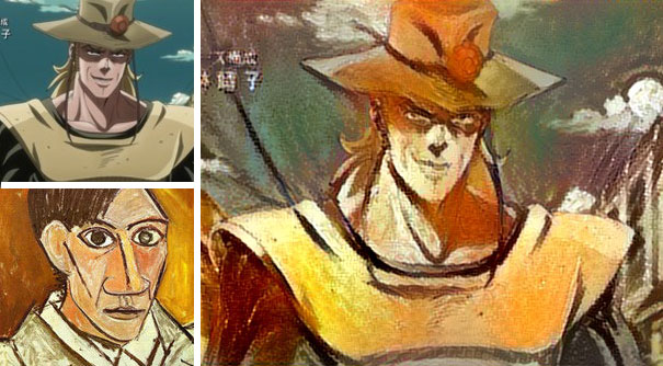 Pictures Combined Using Neural Networks