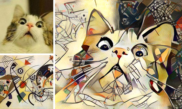 Pictures Combined Using Neural Networks