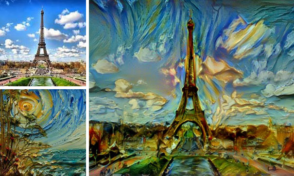 Pictures Combined Using Neural Networks