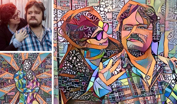 Pictures Combined Using Neural Networks