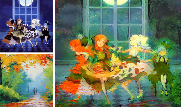 Pictures Combined Using Neural Networks