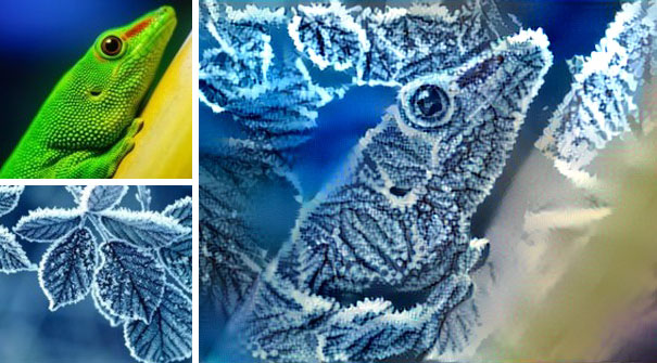 Pictures Combined Using Neural Networks