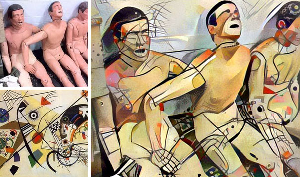 Pictures Combined Using Neural Networks
