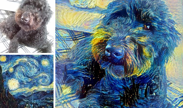 Pictures Combined Using Neural Networks
