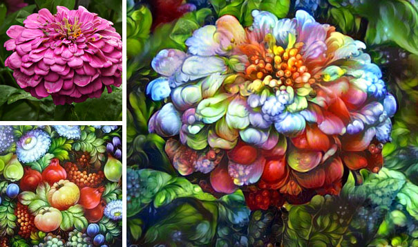 Pictures Combined Using Neural Networks