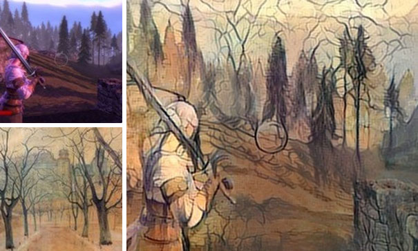 Pictures Combined Using Neural Networks