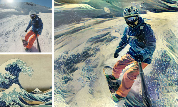 Pictures Combined Using Neural Networks