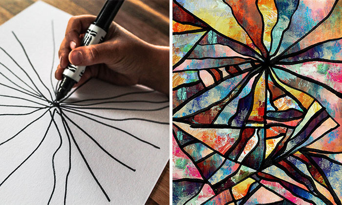 I Collaborate With My 3-Year-Old To Create Modern Art