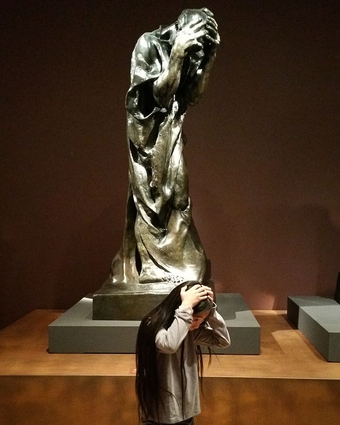 My Daughter Imitates Art That She Sees In Museums We Visit