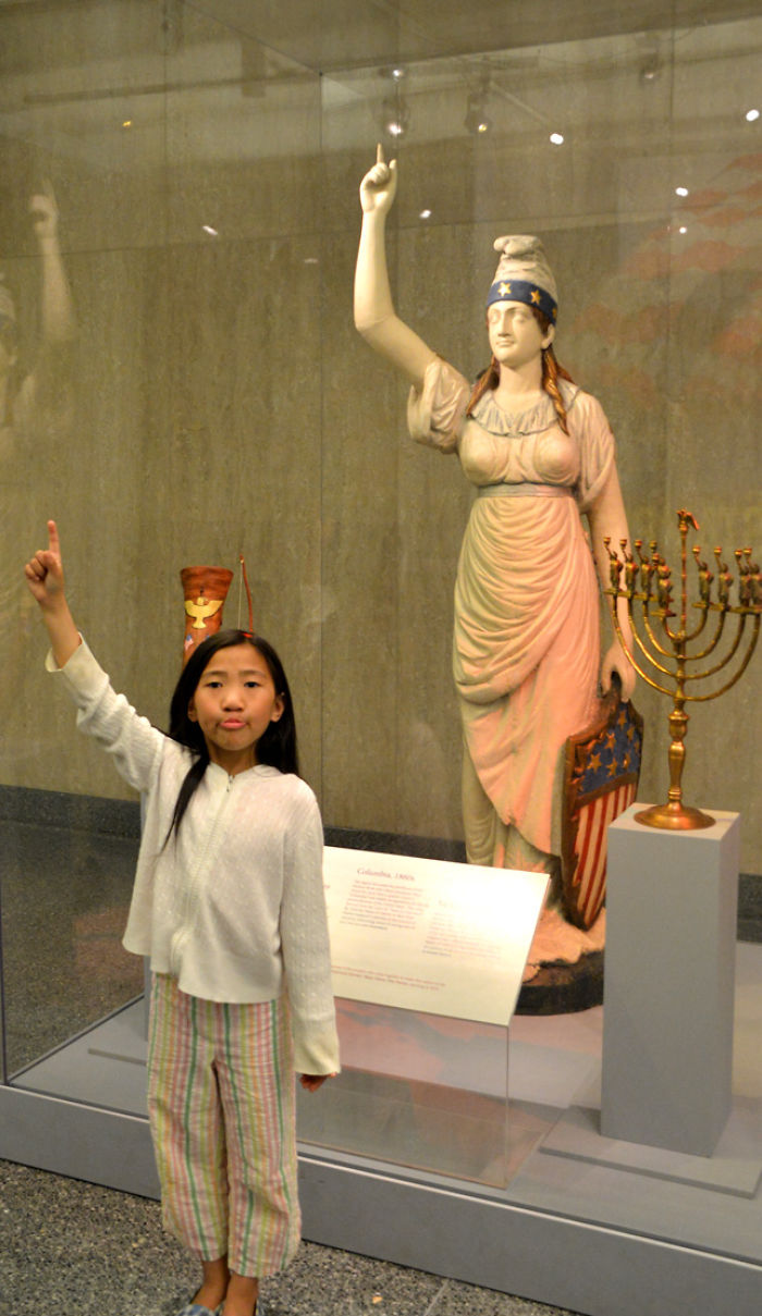 My Daughter Imitates Art That She Sees In Museums We Visit