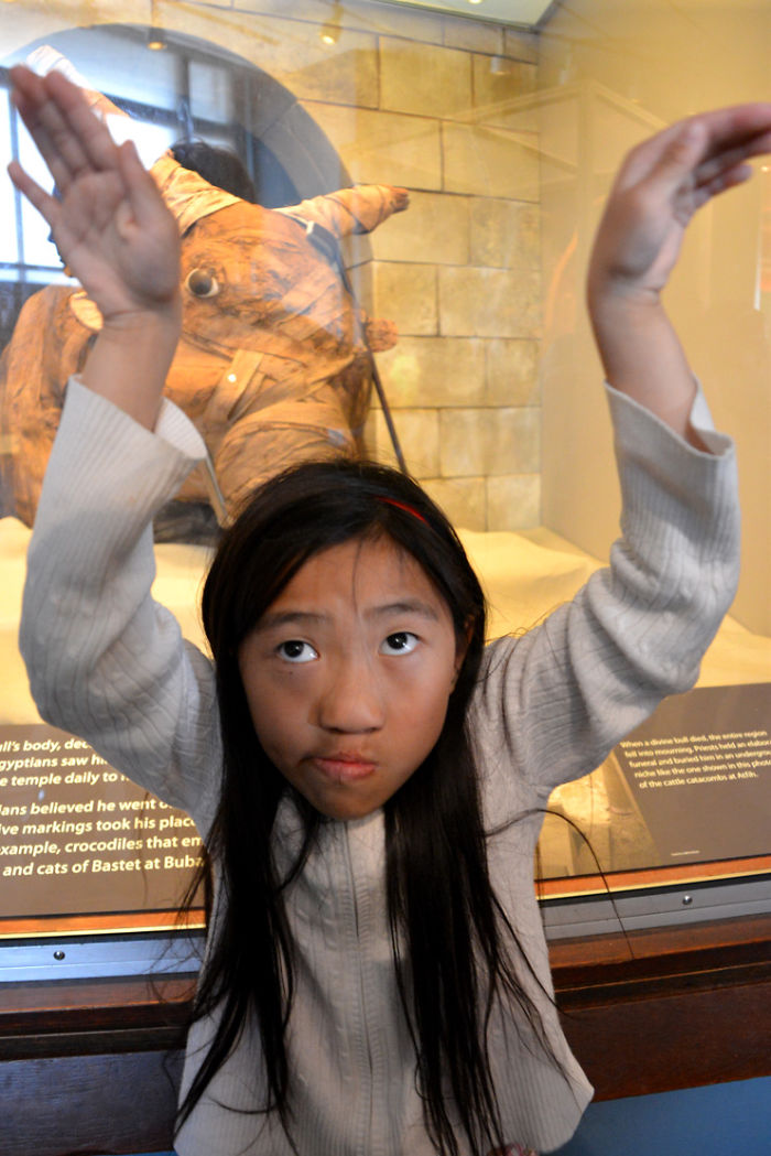 My Daughter Imitates Art That She Sees In Museums We Visit