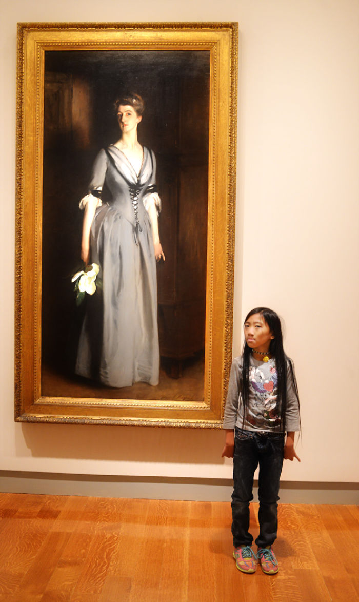 My Daughter Imitates Art That She Sees In Museums We Visit