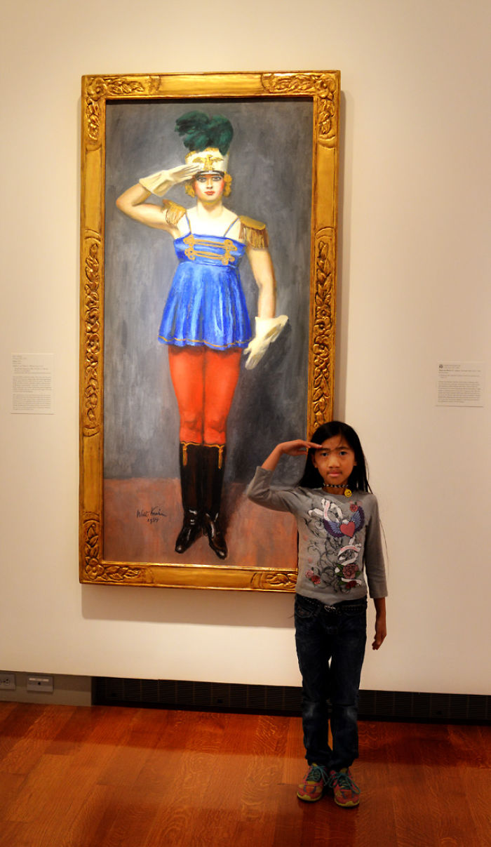 My Daughter Imitates Art That She Sees In Museums We Visit