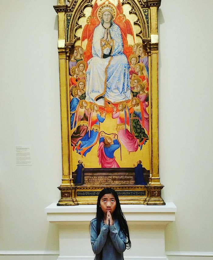 My Daughter Imitates Art That She Sees In Museums We Visit