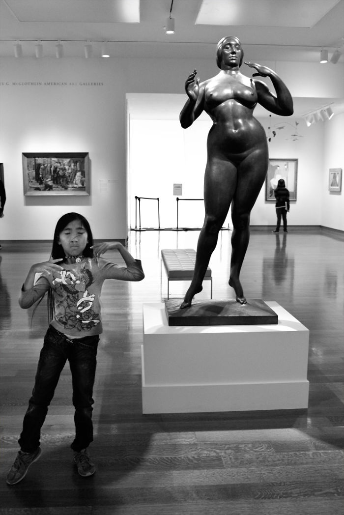 My Daughter Imitates Art That She Sees In Museums We Visit My Daughter Imitates Art That She Sees In Museums We Visit