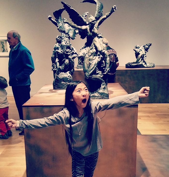 My Daughter Imitates Art That She Sees In Museums We Visit My Daughter Imitates Art That She Sees In Museums We Visit