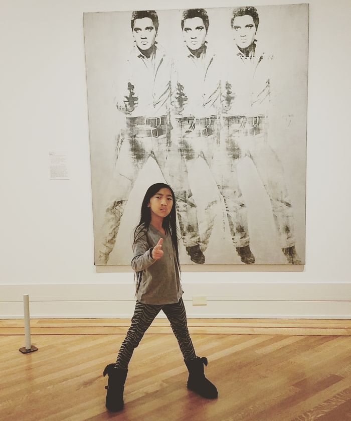 My Daughter Imitates Art That She Sees In Museums We Visit My Daughter Imitates Art That She Sees In Museums We Visit