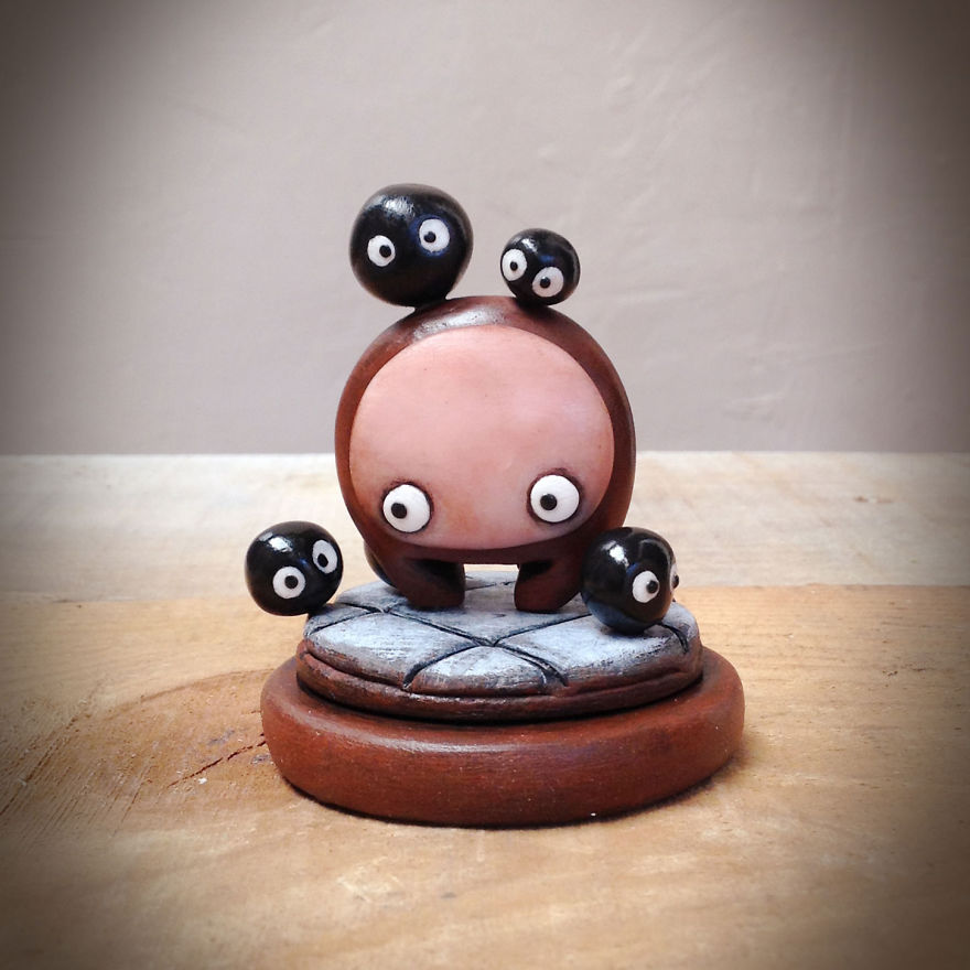 My Latest Series Of Sculptures Show The Beauty Of Miyazaki's World