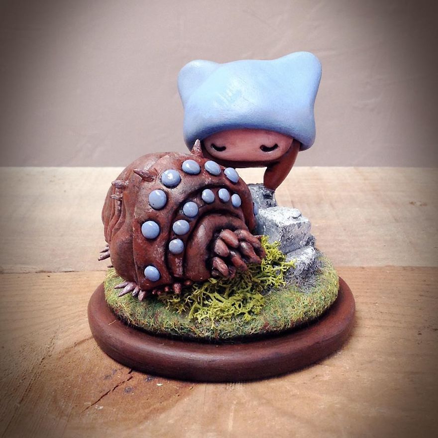 My Latest Series Of Sculptures Show The Beauty Of Miyazaki's World