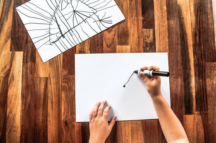 I Collaborate With My 3-Year-Old To Create Modern Art