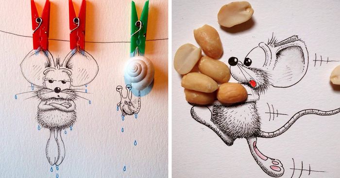 My Mouse Rikiki Wants To Be A Part Of The Real World