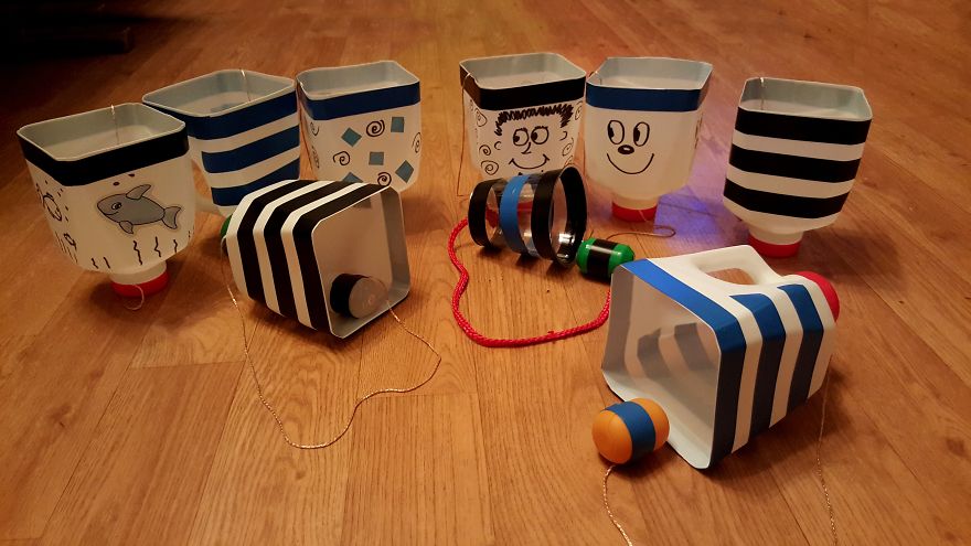 Our Family Spends Quality Time By Creating Toys From Recyclable Materials Our Family Spends Quality Time By Creating Toys From Recyclable Materials