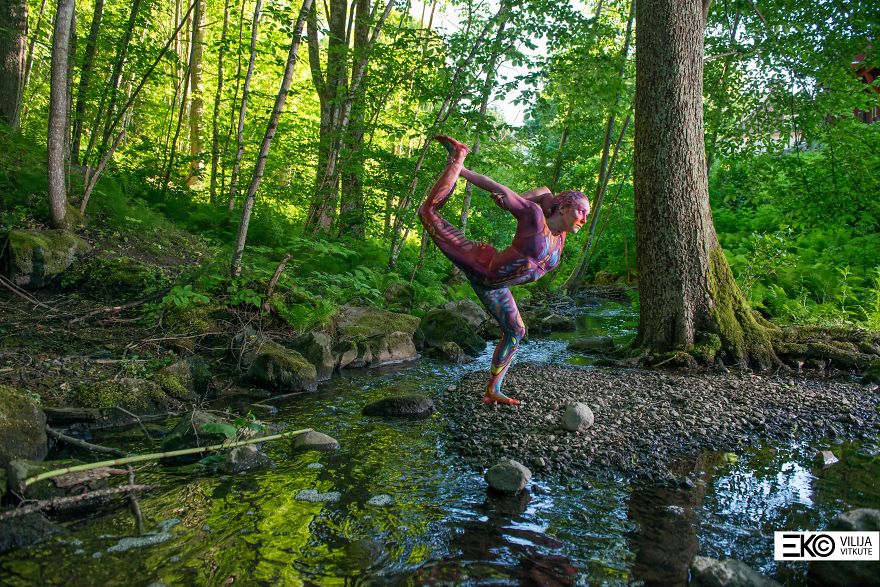 Photographer Einar Kling – Odencrants & Bodypainter Vilija Vitkute Creates "body Canvas" Series