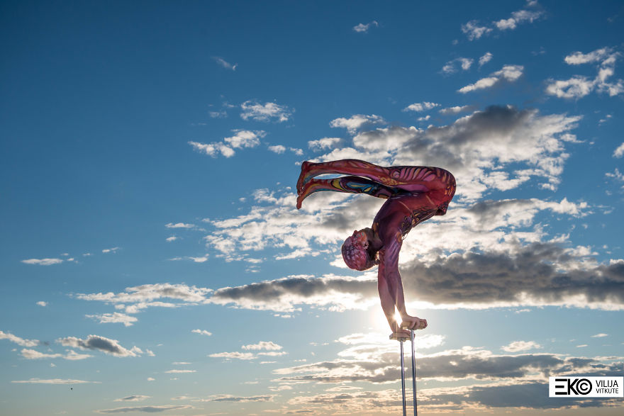 Photographer Einar Kling – Odencrants & Bodypainter Vilija Vitkute Creates "body Canvas" Series