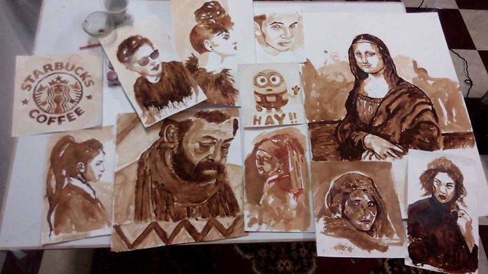 Rather Than Drinking Coffee I Paint With It Rather Than Drinking Coffee I Paint With It