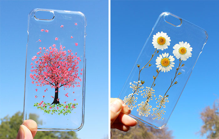 Real Flower Mobile Phone Cases To Celebrate Spring