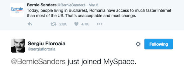 I'm A Romanian Comedian And Here's What I Replied To Bernie Sanders' Condescending Tweet