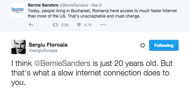 I'm A Romanian Comedian And Here's What I Replied To Bernie Sanders' Condescending Tweet