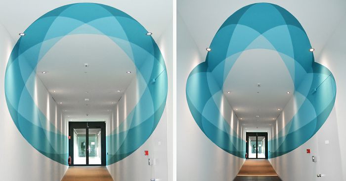 Our Mural Changes Shape As You Walk Through It